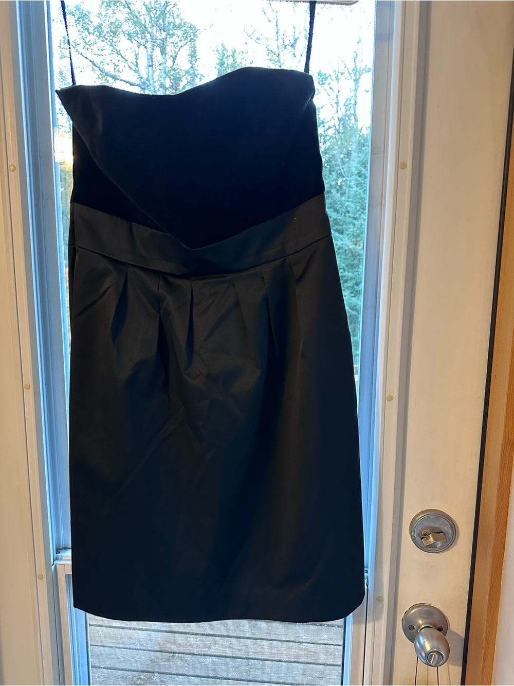 Banana Republic Strapless Black Evening Dress
